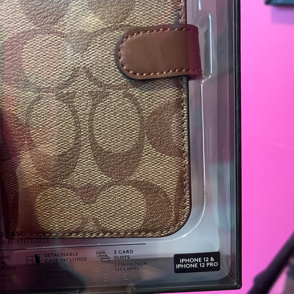 COPY - Coach iPhone 12 / pro case.